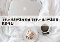 手机小程序开发哪家好（手机小程序开发需要具备什么）