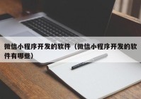 微信小程序开发的软件（微信小程序开发的软件有哪些）