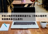 手机小程序开发需要具备什么（手机小程序开发需要具备什么条件）