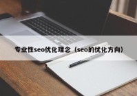 专业性seo优化理念（seo的优化方向）