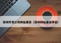 深圳开发公司网站建设（深圳网站建设项目）